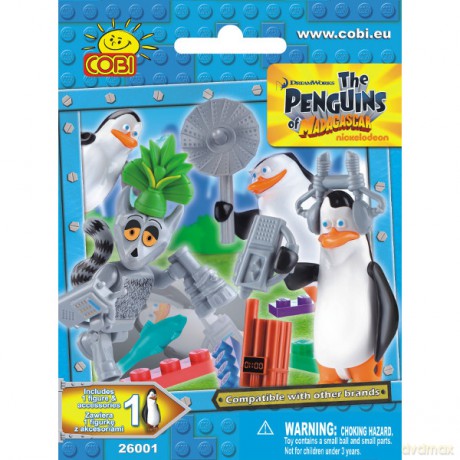 Cobi Pingwiny Figurka Z Akcesoriami [ZABAWKA]