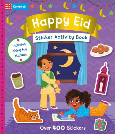 Happy Eid Sticker Activity Book: the perfect Eid gift for kids with over 400 stickers! - Campbell Books [KSIĄŻKA]