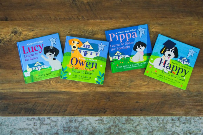 Happy Finds Her Calm: A Lesson in Self-Control (The Daystar Dogs) - Sissy Goff [KSIĄŻKA]