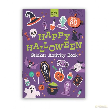 Happy Halloween Sticker Activity Book - Creative Mile [KSIĄŻKA]