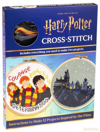 Harry Potter Cross-Stitch (Cross-stitch Kits) - Editors of Thunder Bay Press [KSIĄŻKA]
