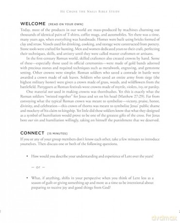 He Chose the Nails Bible Study Guide + Streaming Video, Updated Edition: What God Did to Win Your Heart - Max Lucado [KSIĄŻKA]