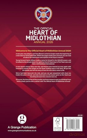 Hearts FC Official Annual 2026 - Heart of Midlothian FC [KSIĄŻKA]