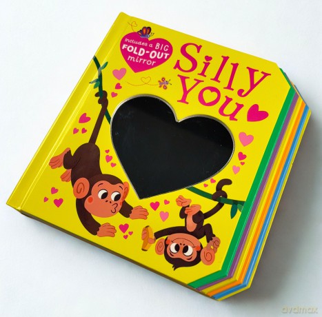 Hello Me! Silly You: An Interactive Fold-Out Mirror Board Book for Babies and Toddlers - Louise Martin [KSIĄŻKA]