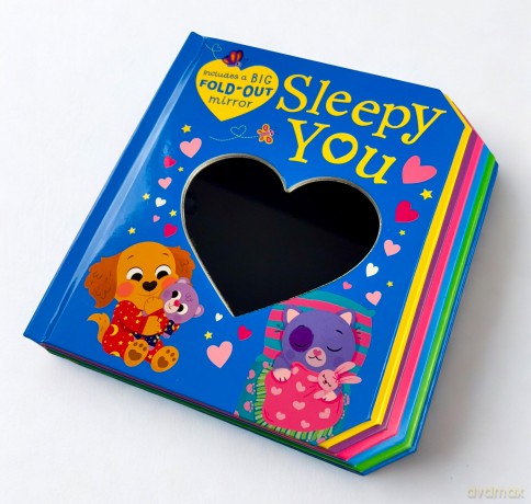 Hello Me! Sleepy You: An Interactive Fold-Out Mirror Board Book for Babies and Toddlers - Louise Martin [KSIĄŻKA]