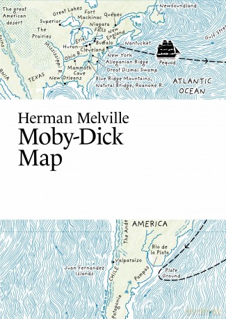 Herman Melville, Moby-Dick Map (Literary Maps Series) - Martin Thelander [KSIĄŻKA]