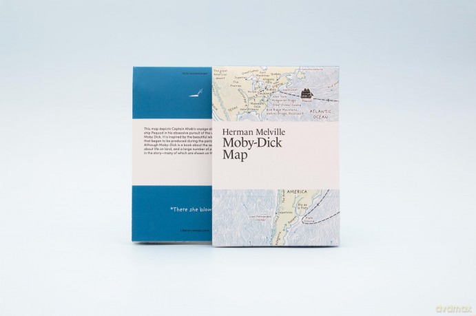 Herman Melville, Moby-Dick Map (Literary Maps Series) - Martin Thelander [KSIĄŻKA]