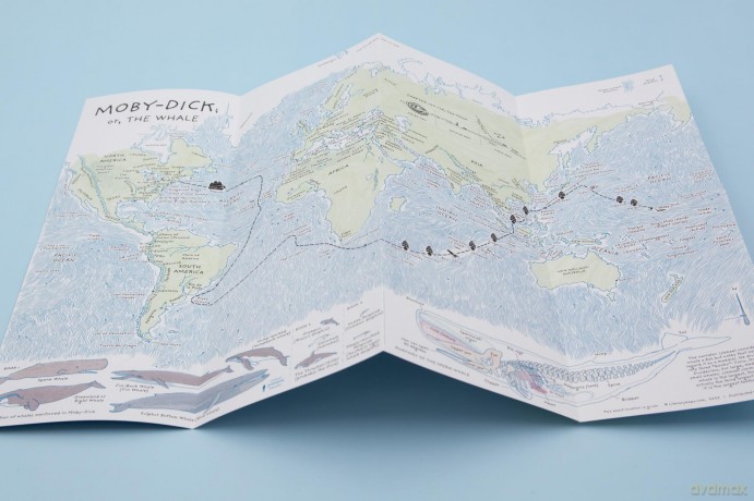 Herman Melville, Moby-Dick Map (Literary Maps Series) - Martin Thelander [KSIĄŻKA]