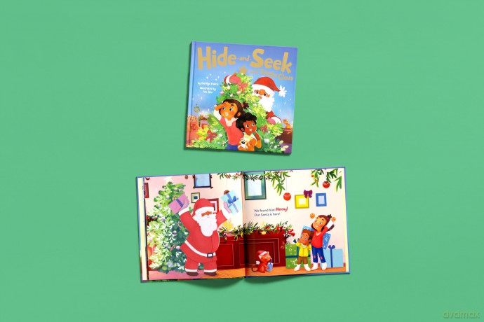 Hide-and-Seek with Santa Claus - Carolyn Fabris [KSIĄŻKA]
