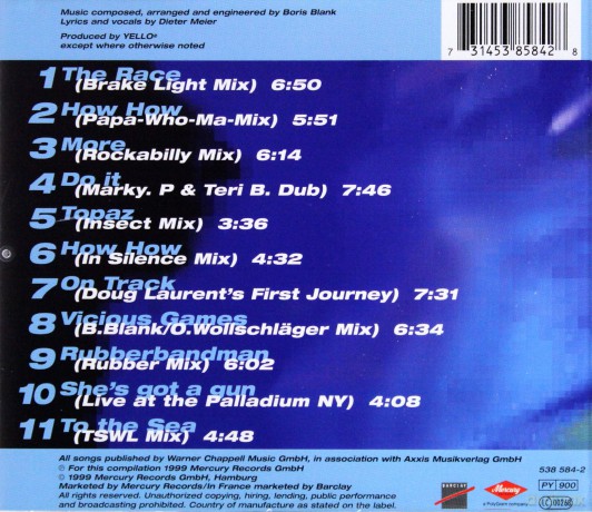 Yello: Eccentrix - Remixes [CD]