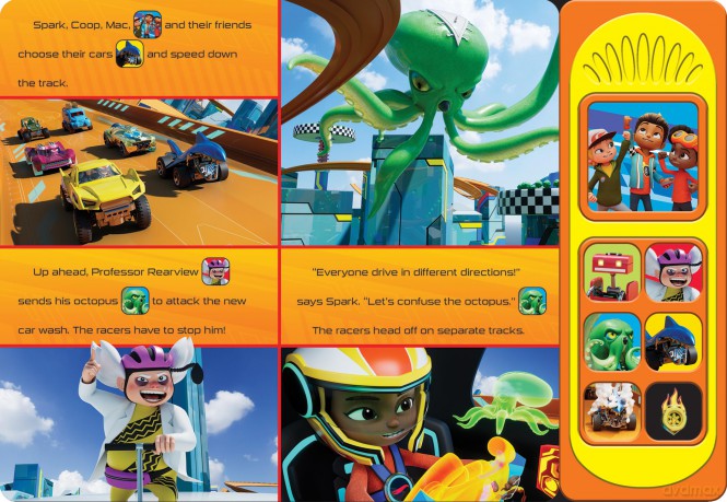 Hot Wheels Let's Race - Go, Hot Wheels! Sound Book - PI Kids - PI Kids [KSIĄŻKA]