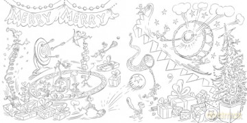 How the Grinch Stole Christmas! Colouring Book: A festive illustrated Christmas colouring book - new for 2025! - Dr. Seuss [KSIĄŻKA]