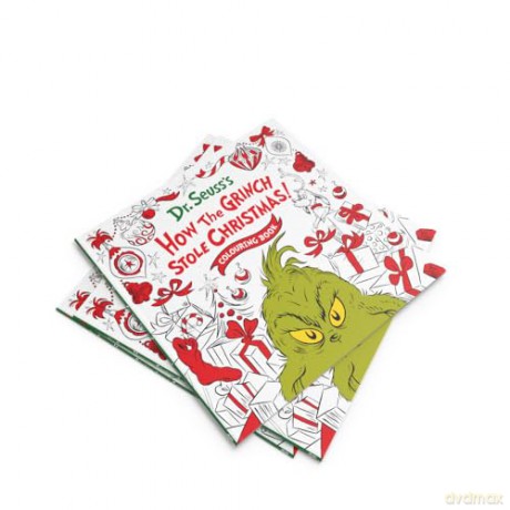 How the Grinch Stole Christmas! Colouring Book: A festive illustrated Christmas colouring book - new for 2025! - Dr. Seuss [KSIĄŻKA]