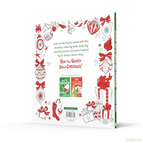 How the Grinch Stole Christmas! Colouring Book: A festive illustrated Christmas colouring book - new for 2025! - Dr. Seuss [KSIĄŻKA]