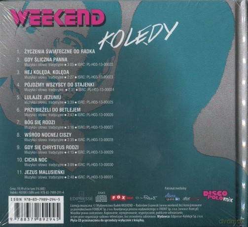 Weekend: Kolędy (digipack) [CD]