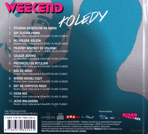 Weekend: Kolędy (digipack) [CD]
