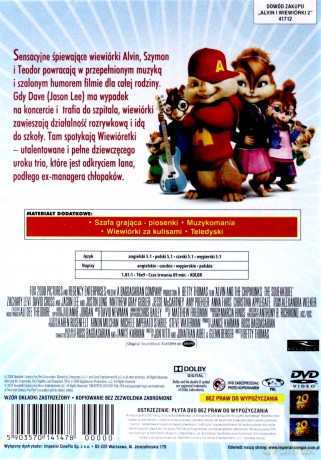 Alvin i Wiewiórki Trylogia [BOX] [3DVD]