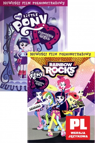 My Little Pony: Equestria Girls 1+2 Pakiet [2DVD]
