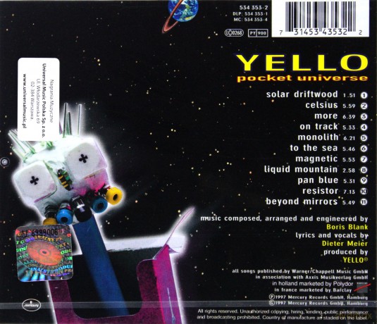 Yello: Pocket Universe [CD]