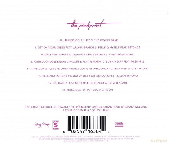 Nicki Minaj: The Pinkprint (Deluxe) [CD]