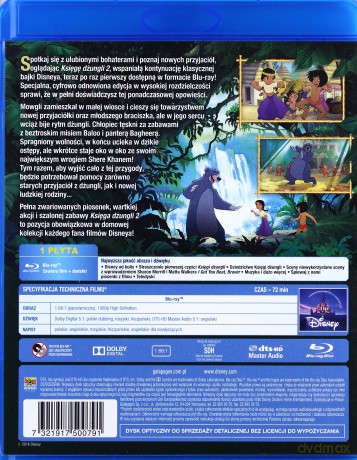 Księga Dżungli 2 (Disney) [Blu-Ray]