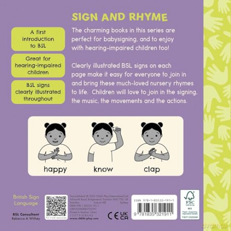 If You're Happy and You know It BSL (Sign and Rhyme BSL) - Annie Kubler [KSIĄŻKA]