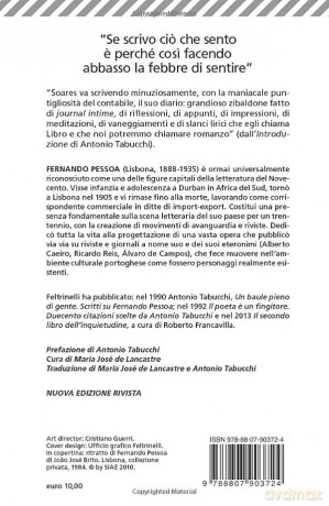 Il libro dell'inquietudine - Pessoa [KSIĄŻKA]