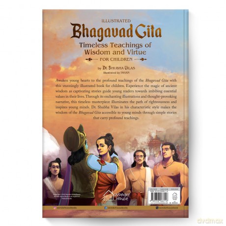 Illustrated Bhagavad Gita for Children-Timeless Teachings of Wisdom and Virtue- Shubha Vilas - Shubha Vilas [KSIĄŻKA]