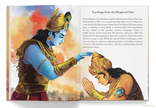 Illustrated Bhagavad Gita for Children-Timeless Teachings of Wisdom and Virtue- Shubha Vilas - Shubha Vilas [KSIĄŻKA]