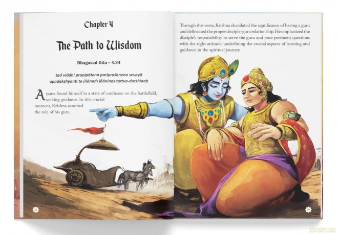 Illustrated Bhagavad Gita for Children-Timeless Teachings of Wisdom and Virtue- Shubha Vilas - Shubha Vilas [KSIĄŻKA]