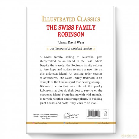 Illustrated Classics - The Swiss Family Robinson: Abridged Novels With Review Questions [KSIĄŻKA]