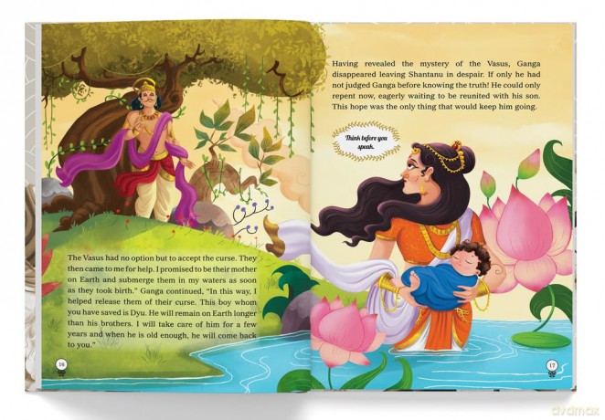 Illustrated Mahabharata: Timeless Tales for Children (Deluxe Edition) - illustrated by Anshuman Pandey and Suresh Kumar Shubha Vilas [KSIĄŻKA]