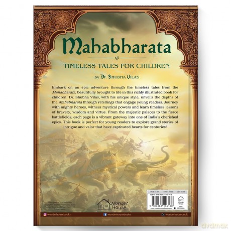 Illustrated Mahabharata: Timeless Tales for Children (Deluxe Edition) - illustrated by Anshuman Pandey and Suresh Kumar Shubha Vilas [KSIĄŻKA]