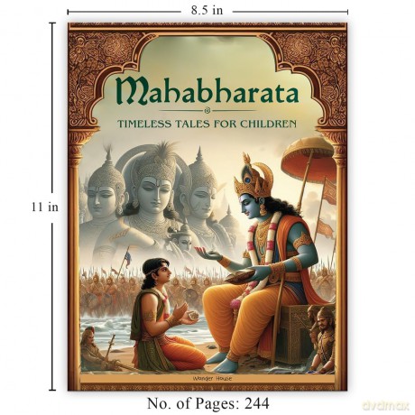 Illustrated Mahabharata: Timeless Tales for Children (Deluxe Edition) - illustrated by Anshuman Pandey and Suresh Kumar Shubha Vilas [KSIĄŻKA]
