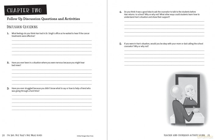 I'm Sick, But That's Not What Hurts Teacher and Counselor Activity Guide - Jennifer Licate [KSIĄŻKA]