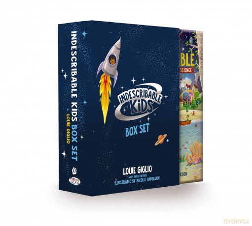 Indescribable Kids Box Set with Poster (Indescribable, How Great Is Our God, The Wonder of Creation): Includes 3 Devotionals About God and Science! - Louie Giglio [KSIĄŻKA]
