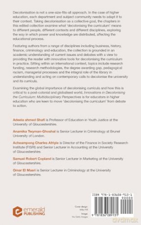 Innovations in Decolonising the Curriculum: Multidisciplinary Perspectives - Adeela ahmed Shafi [KSIĄŻKA]