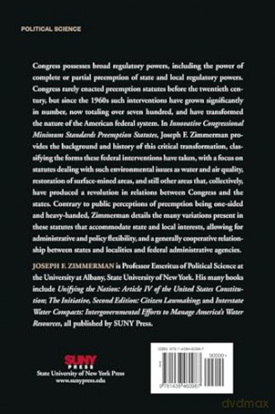 Innovative Congressional Minimum Standards Preemption Statutes - Joseph F. Zimmerman [KSIĄŻKA]