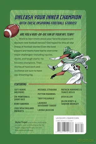 Inspiring Stories of Football Greats: 12 Uplifting Tales for Kids (From Challenge to Champion) - Skyler Trepel [KSIĄŻKA]
