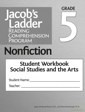 Jacob's Ladder Reading Comprehension Program: Nonfiction Student Workbooks, Grade 5, Social Studies (Set of 5) - Joyce VanTassel-Baska [KSIĄŻKA]