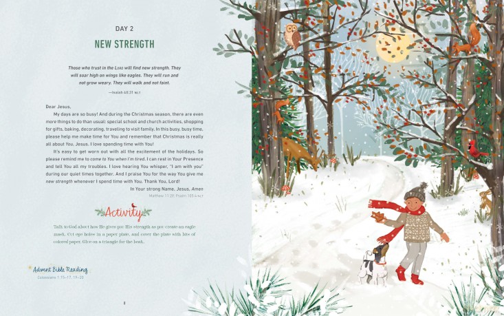 Jesus Listens for Christmas: 25 Prayers and Devotions for Kids - Sarah Young [KSIĄŻKA]
