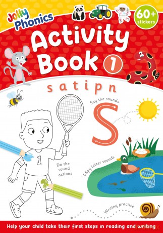 Jolly Phonics Activity Book 1: in Precursive Letters (British English edition) (Jolly Phonics Activity Books, set 1-7 Updated Edition) - Sara Wernham [KSIĄŻKA]