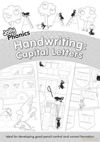 Jolly Phonics Capital Letters Handwriting Book: In Precursive Letters (British English edition) - Jolly Learning [KSIĄŻKA]