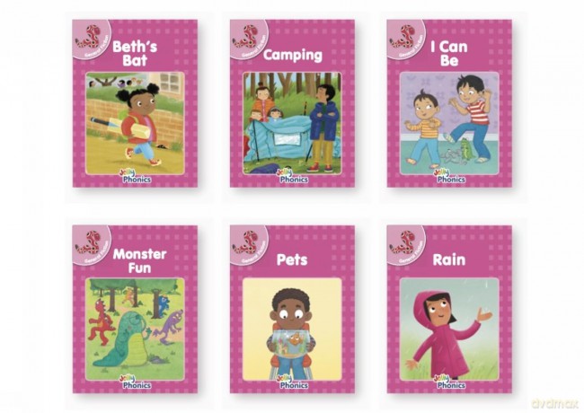 Jolly Phonics Pink Readers General Fiction: in Precursive Letters (British English Edition) (Decodable Readers) - Sara Wernham [KSIĄŻKA]