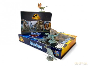 Jurassic World Tattle Tales - Activity Books for kids, 12-page storybook, 4 figurines [KSIĄŻKA]