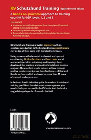 K9 Schutzhund Training: A Manual for Igp Training Through Positive Reinforcement (K9 Professional Training) - Resi Gerritsen [KSIĄŻKA]