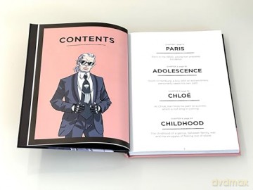 Karl Lagerfeld: A Graphic Biography - Michele Botton [KOMIKS]