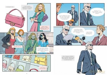 Karl Lagerfeld: A Graphic Biography - Michele Botton [KOMIKS]