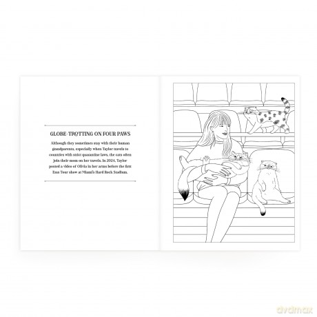 Karma is Three Cats Coloring Book - Mudpuppy [KSIĄŻKA]