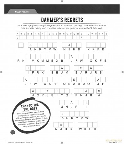 Killer Puzzles: Over 120 true crimes to crack, from serial killers and assassins to spies and femme fatales - Archer Thorne [KSIĄŻKA]